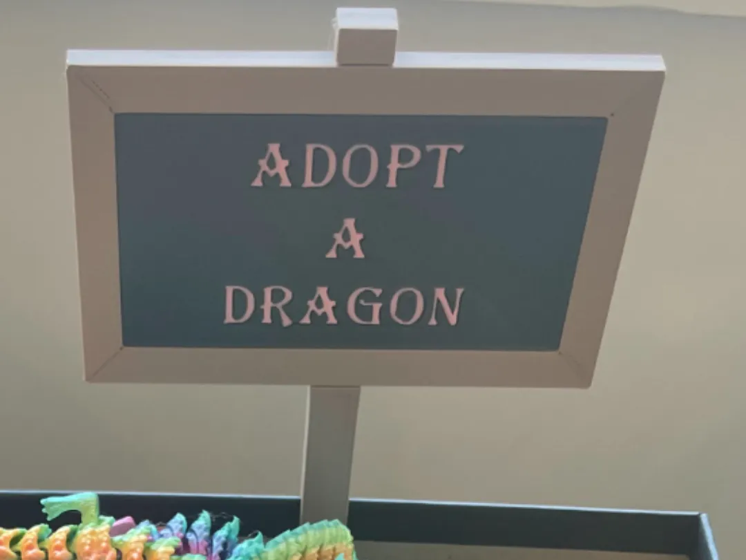 Adopt a Dragon Sign - Signs & Logos, in stock in India