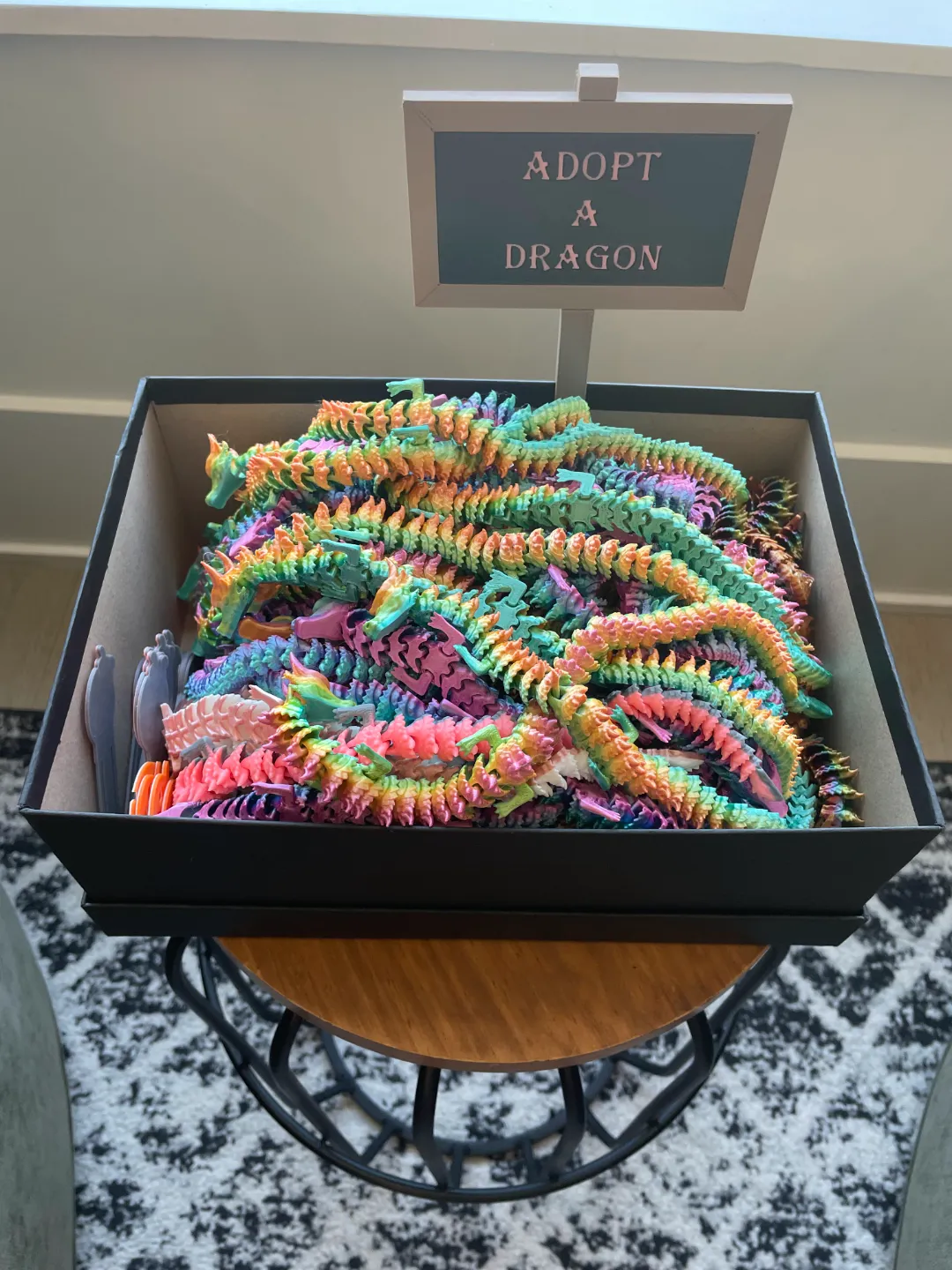 Adopt a Dragon Sign, photo 3 of 3 - Adopt a Dragon Sign Home Decor Items