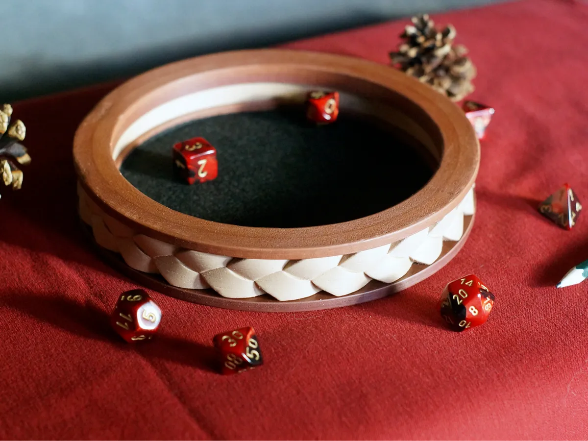 Dice Tray - DnD - Braided Look