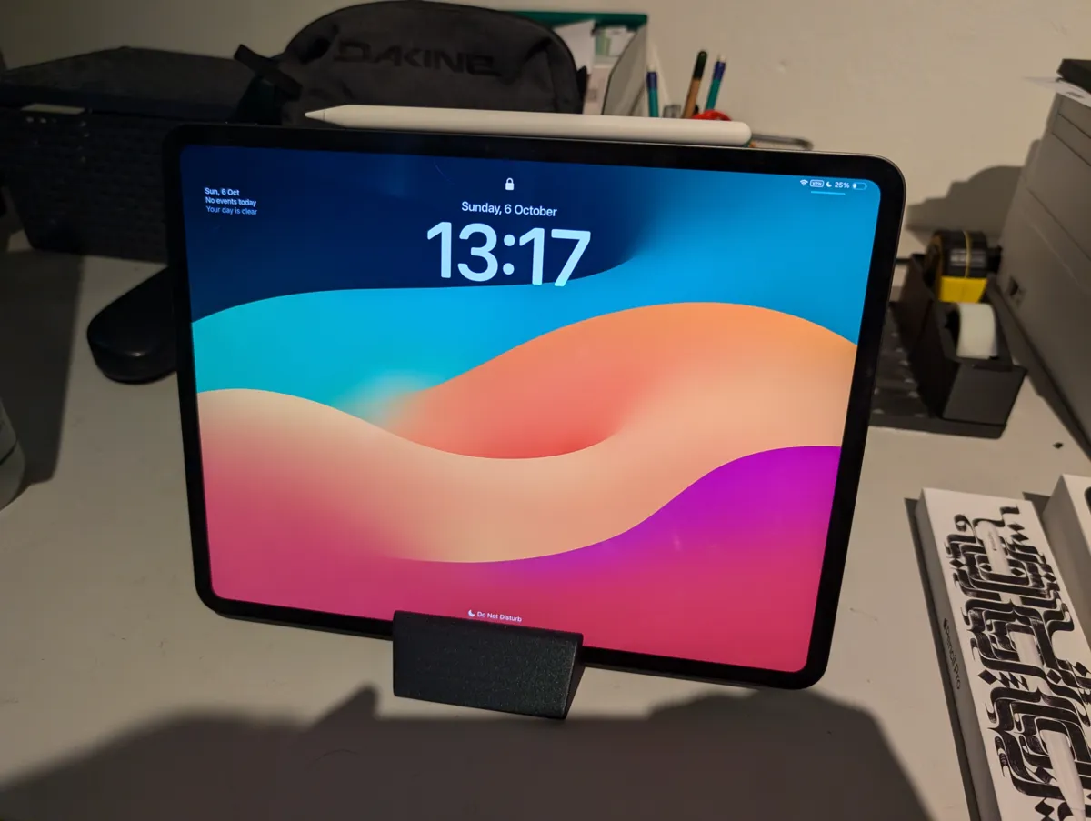iPad Pro Desk Stand, photo 4 of 4 - iPad Pro Desk Stand Household