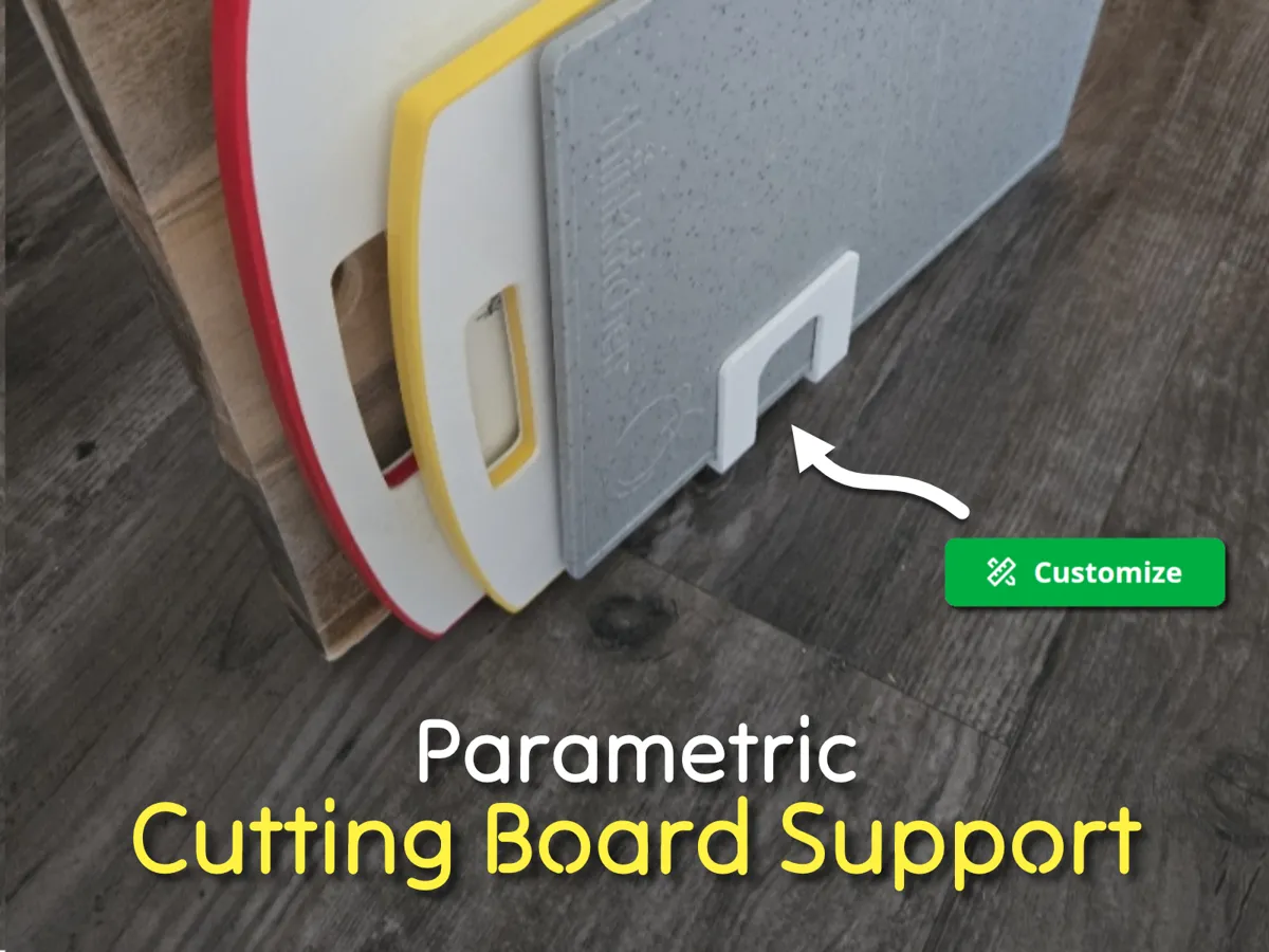 Parametric Cutting Board Support
