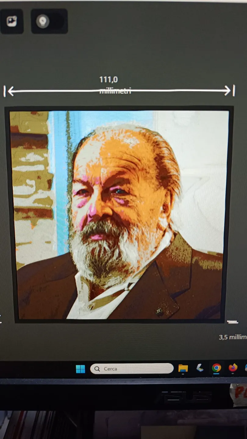 Hue Forge Bud Spencer old, photo 2 of 2 - Hue Forge Bud Spencer old Generative Art