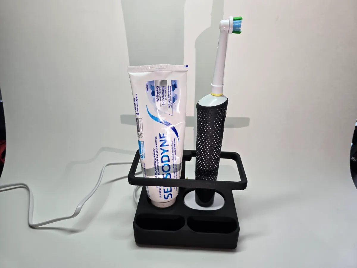 Oral B Toothbrush and Toothpaste Holder, photo 3 of 4 - Oral B Toothbrush and Toothpaste Holder Tools