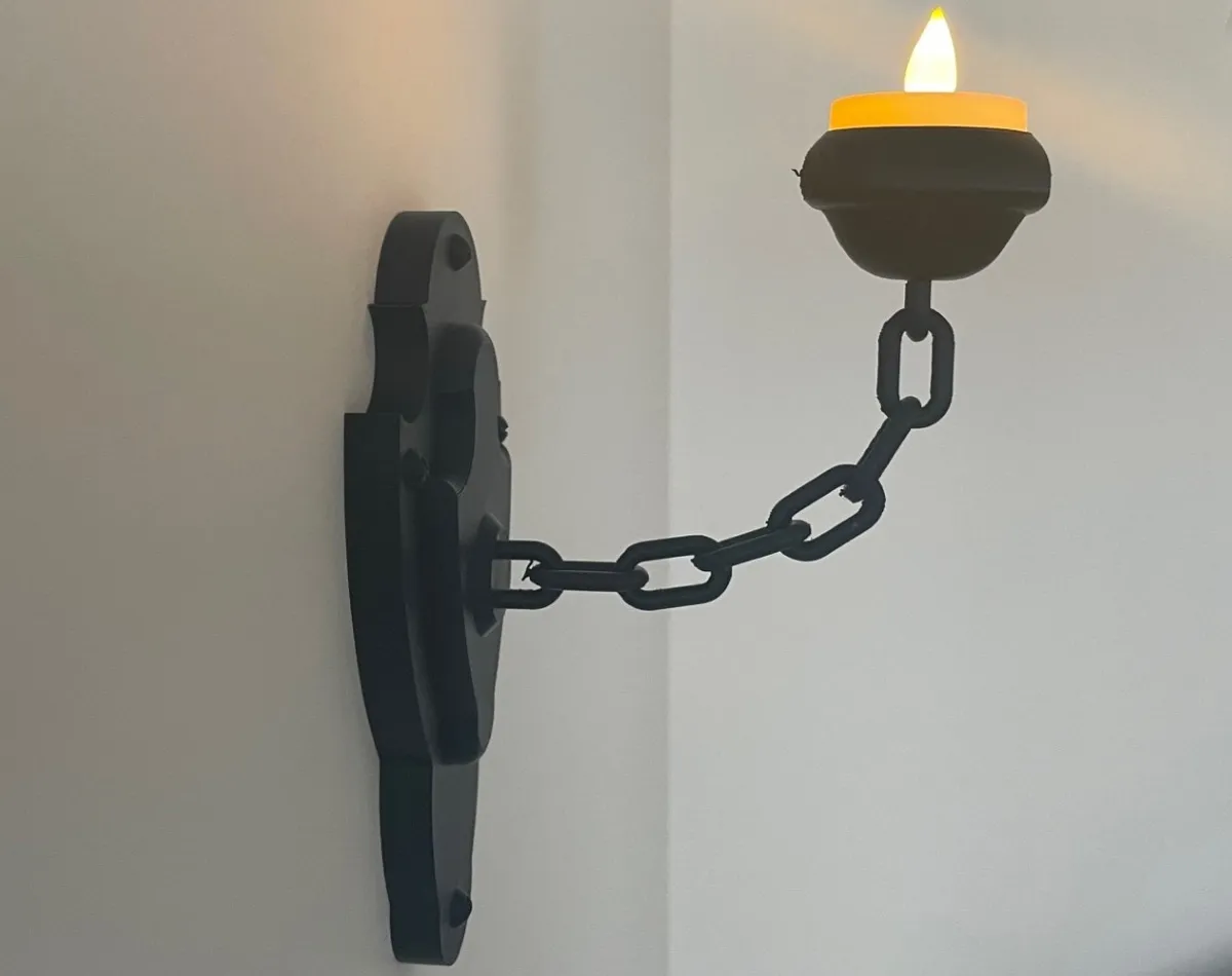Medieval-Style Wall-Mounted Tealight Candle Holder - Decor, in stock in India
