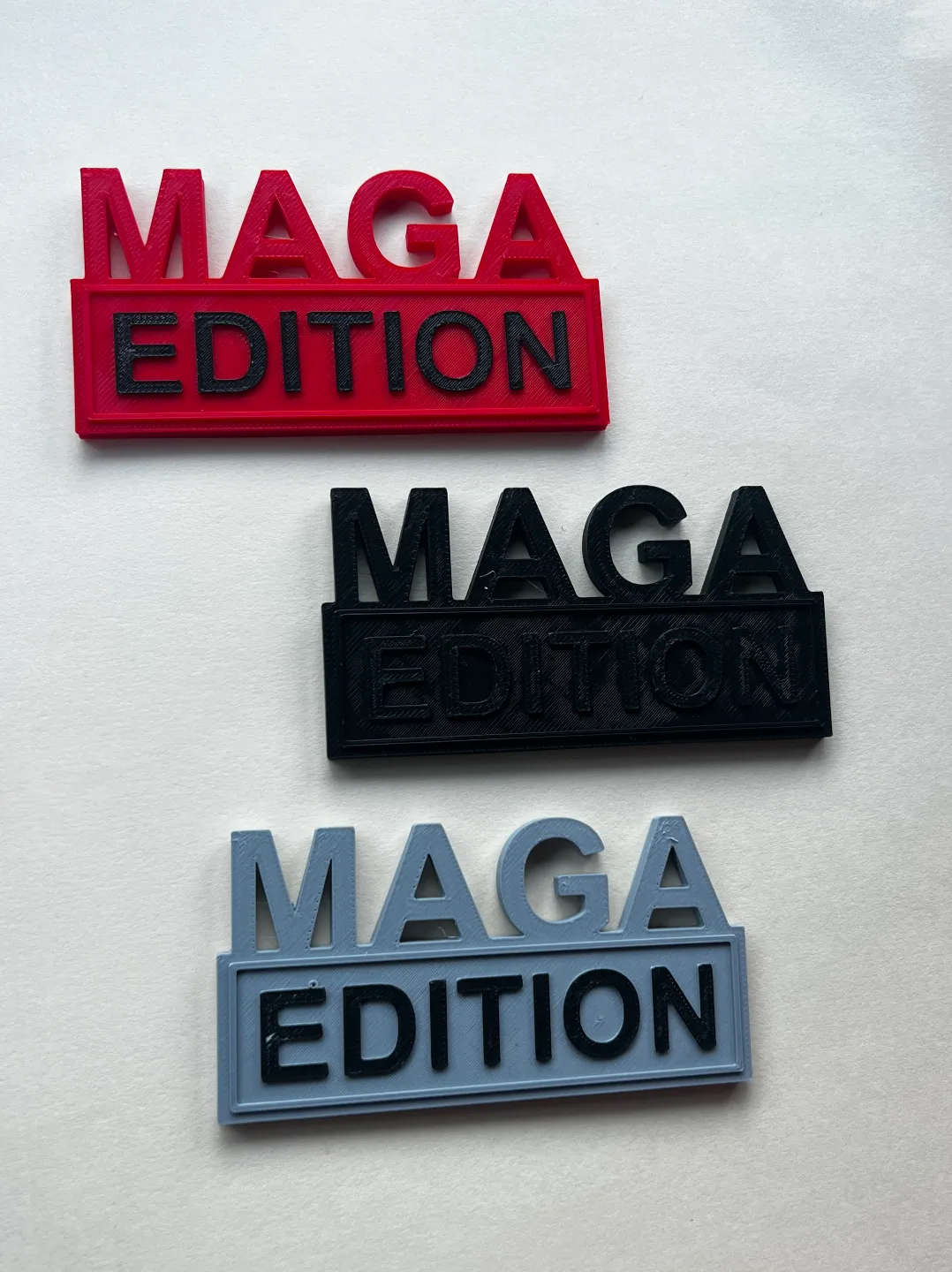 MAGA Edition Vehicle Emblem, photo 2 of 2 - MAGA Edition Vehicle Emblem Hobby & DIY