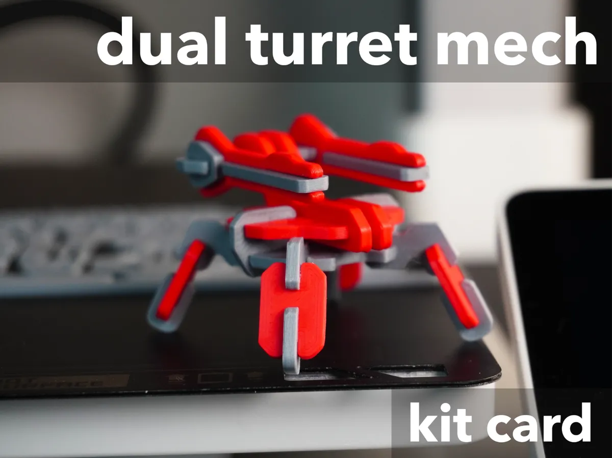 Dual Turret Mech - Kit Card