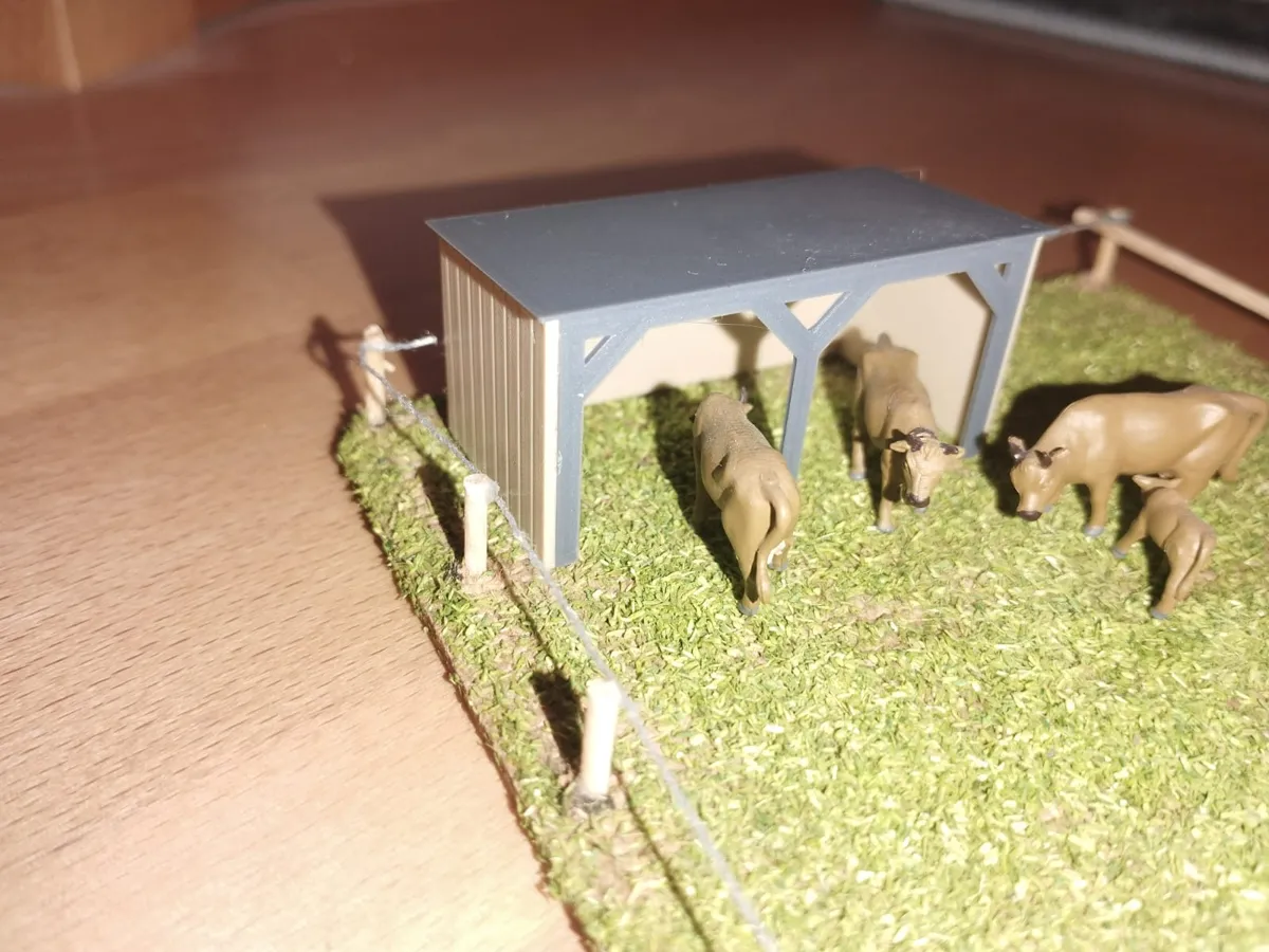 Viehunterstand H0/ HO/ 1:87