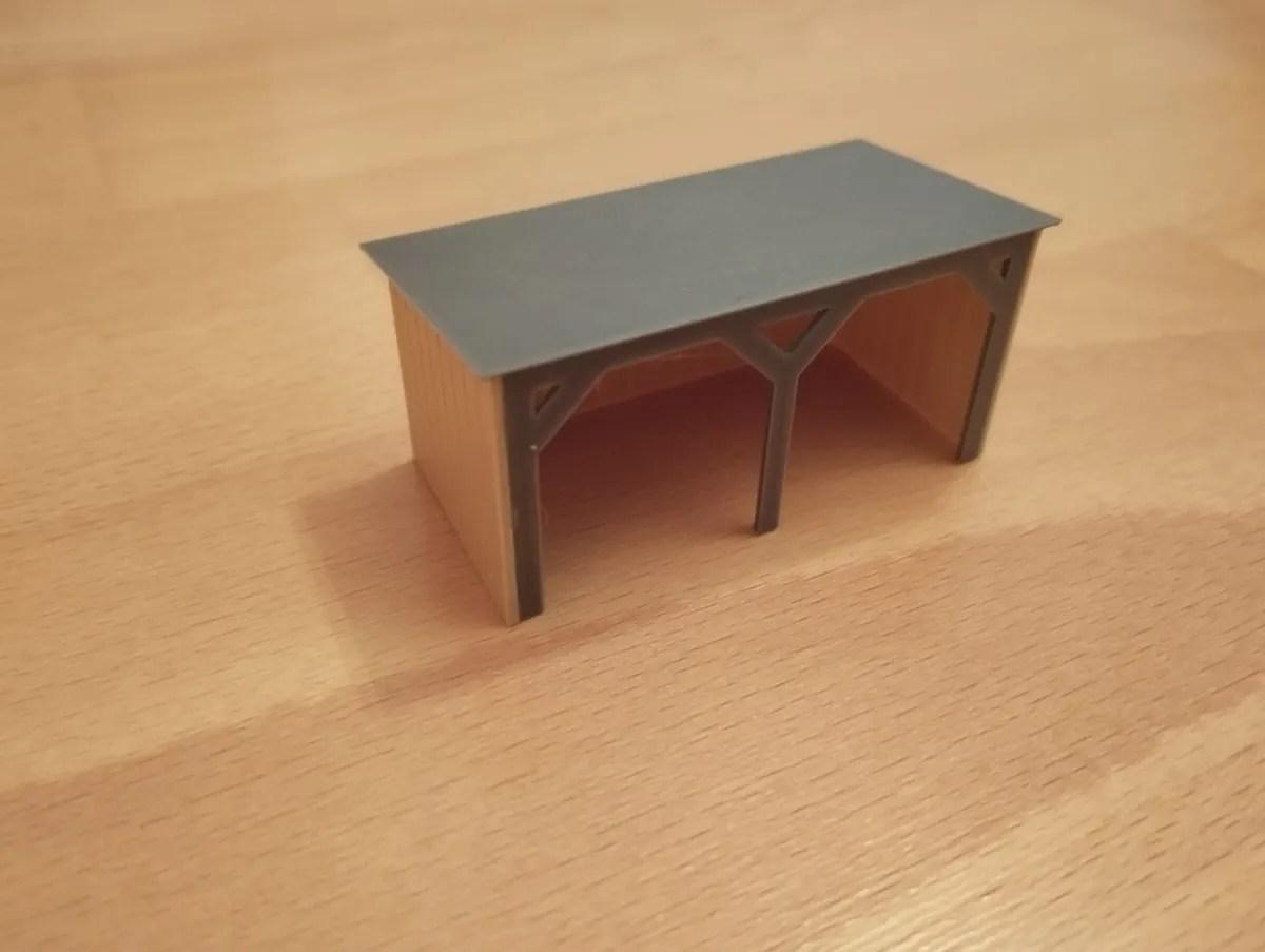 Viehunterstand H0/ HO/ 1:87, photo 4 of 4 - Viehunterstand H0/ HO/ 1:87 Models, RC & Drones