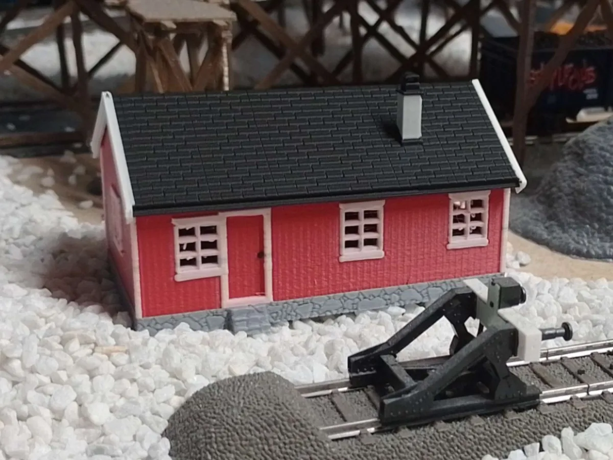 H0 Scale Traditional Scandinavian House
