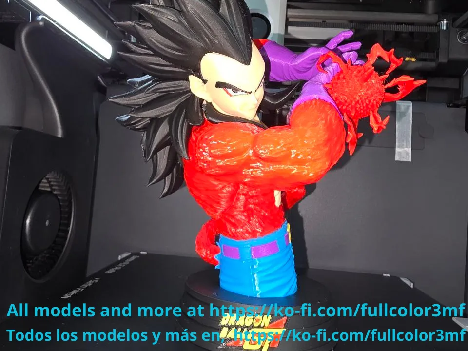 Vegeta ssj4 ataque