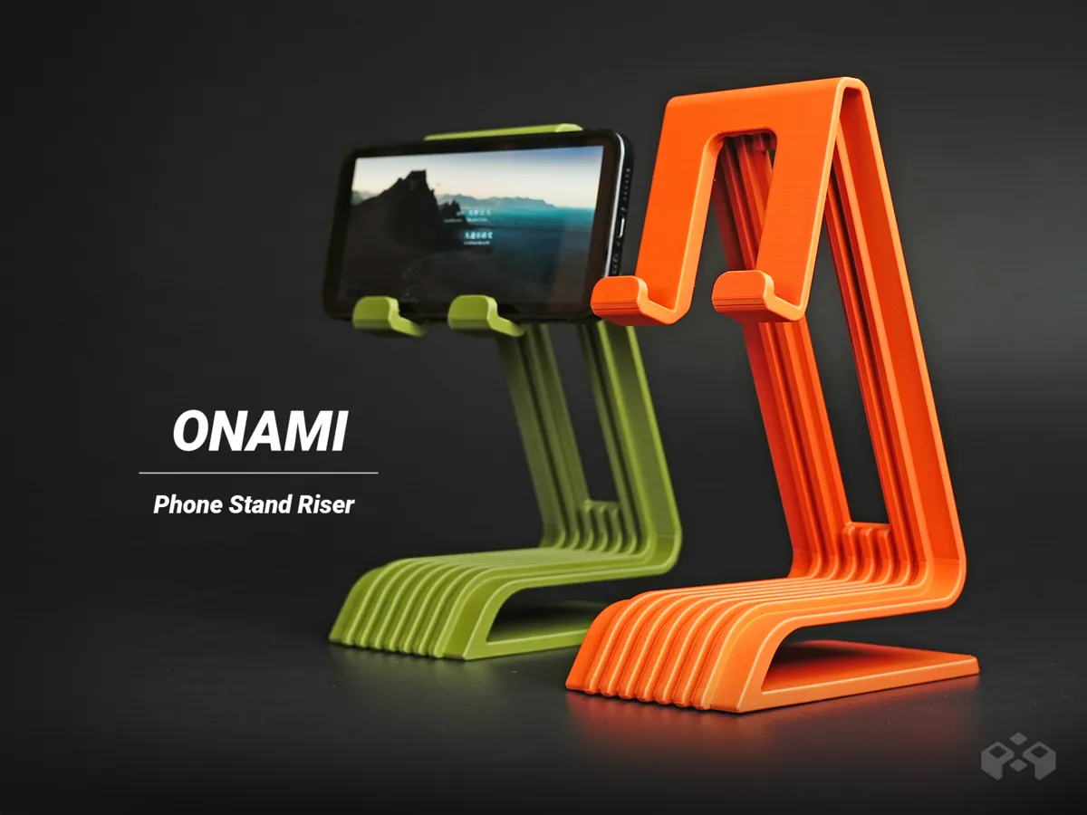 Onami Wave Sculptural iPhone Stand