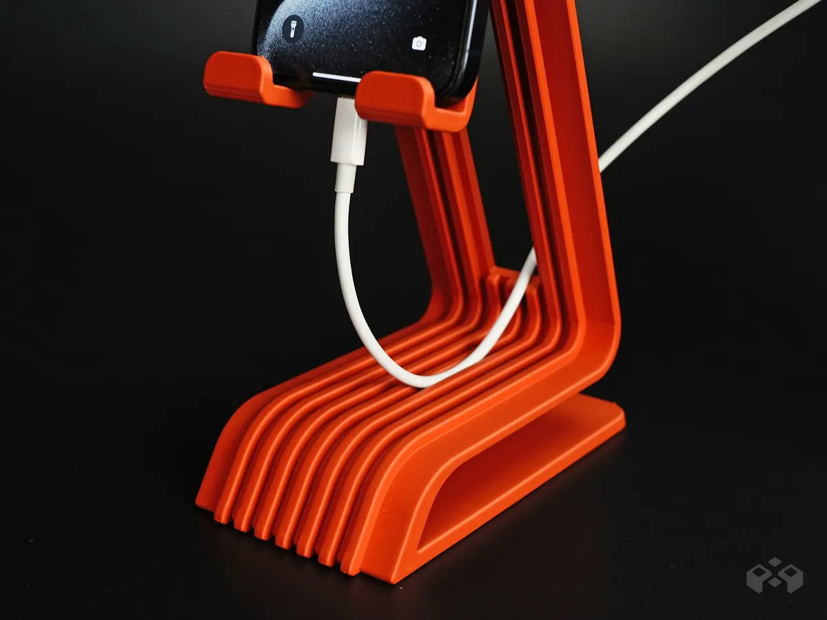 Onami Wave Sculptural iPhone Stand, photo 3 of 4 - Onami Wave Sculptural iPhone Stand Mobile & Device Accessories