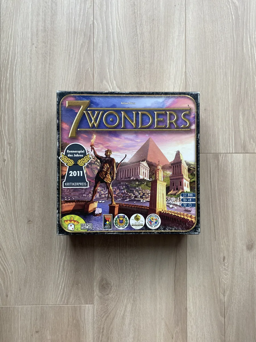 Insert 7 Wonders 1st Edition, Base Game + Expansion, photo 3 of 4 - Insert 7 Wonders 1st Edition, Base Game + Expansion Storage & Organisation