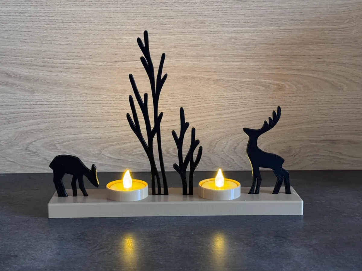 Christmas candle holder