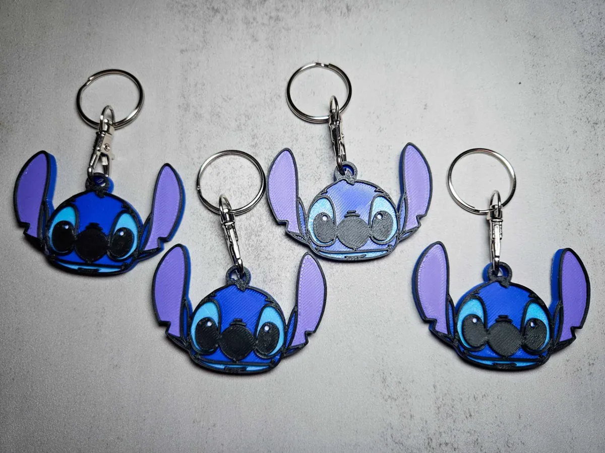 Stitch Head Keychain E-Z