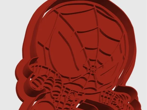 Cookie cutter Baby Spiderman Marvel comics web