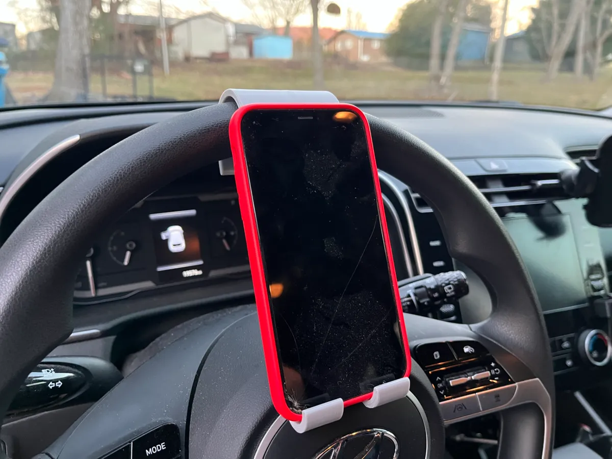 Steering Wheel Phone Holder