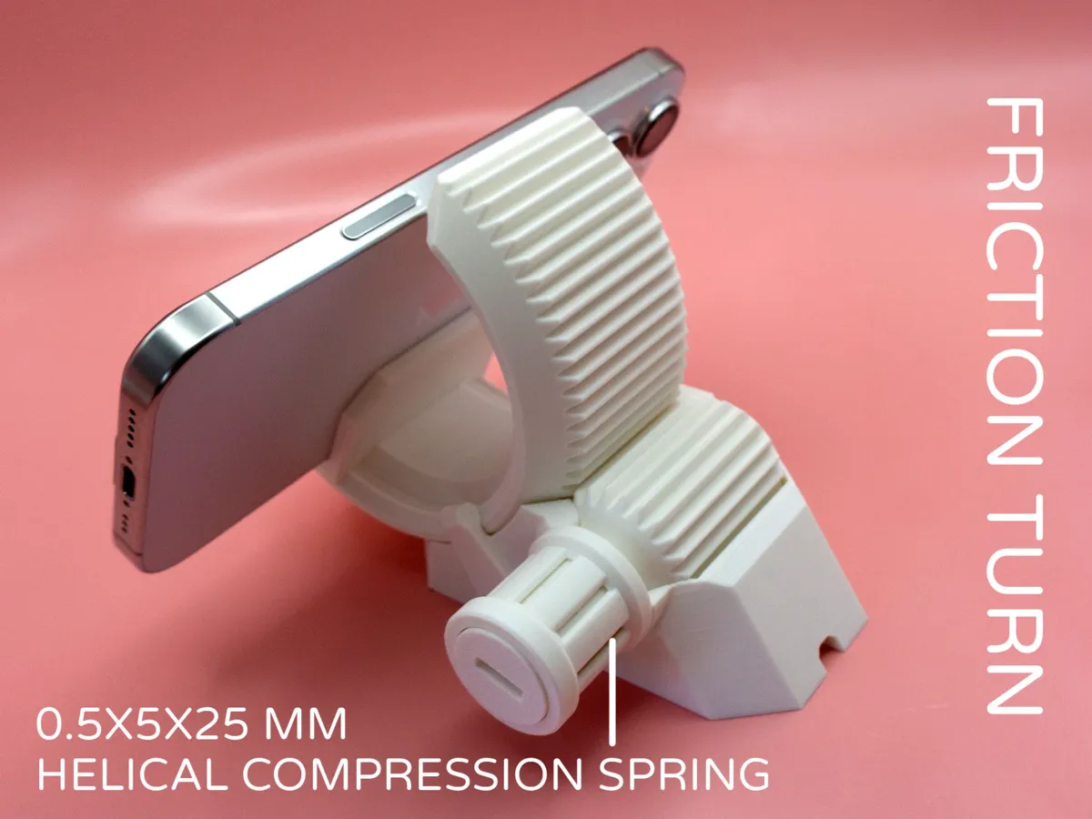 Adjustable Gear Grip Phone Stand