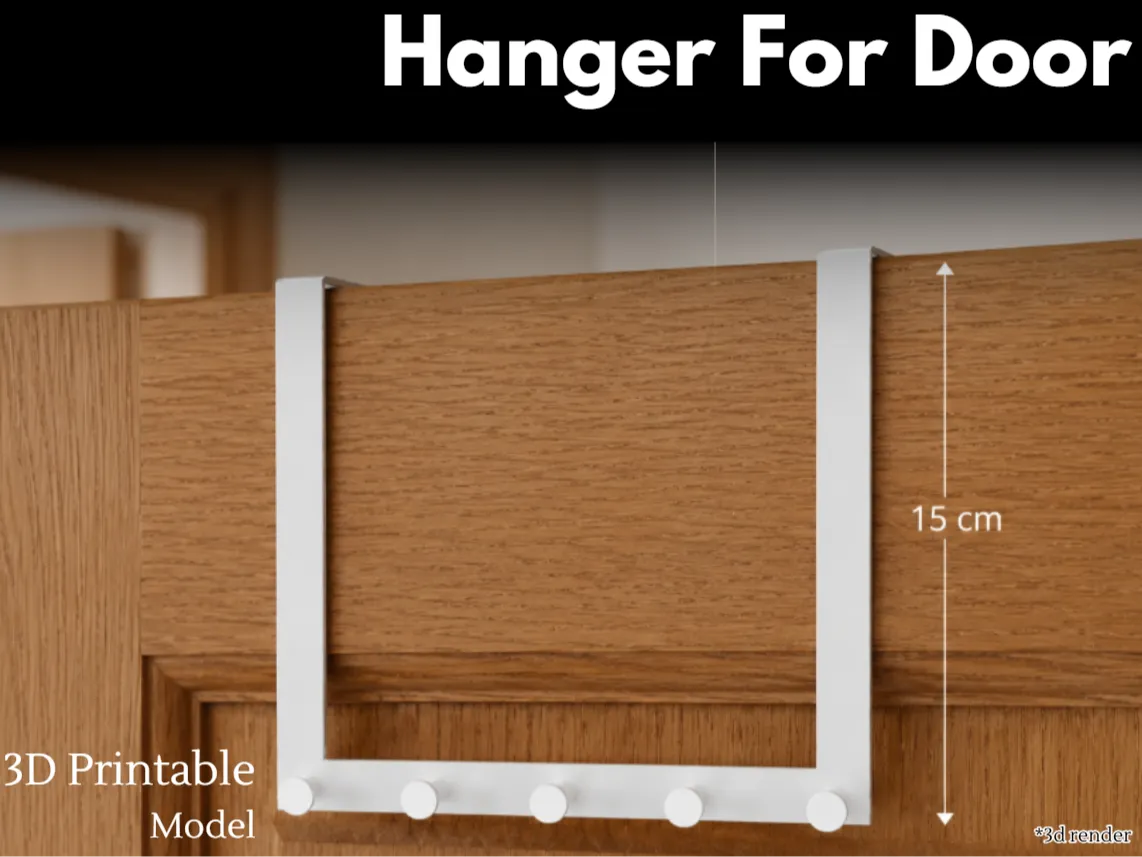 Door Hanger - Hold Up with 5 Pegs (All Printers)