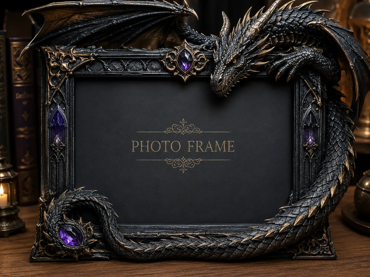 Dragon Guardian Photo Frame