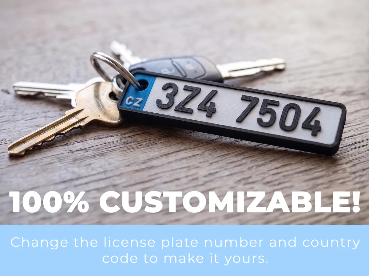 Custom Car Plate Tag