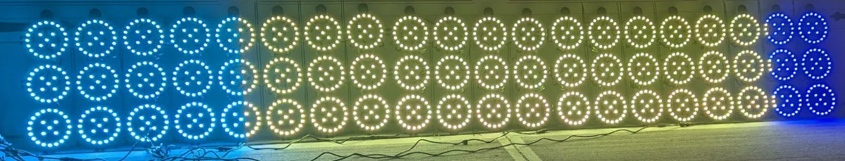 Modular LED Pixel Fence Connector