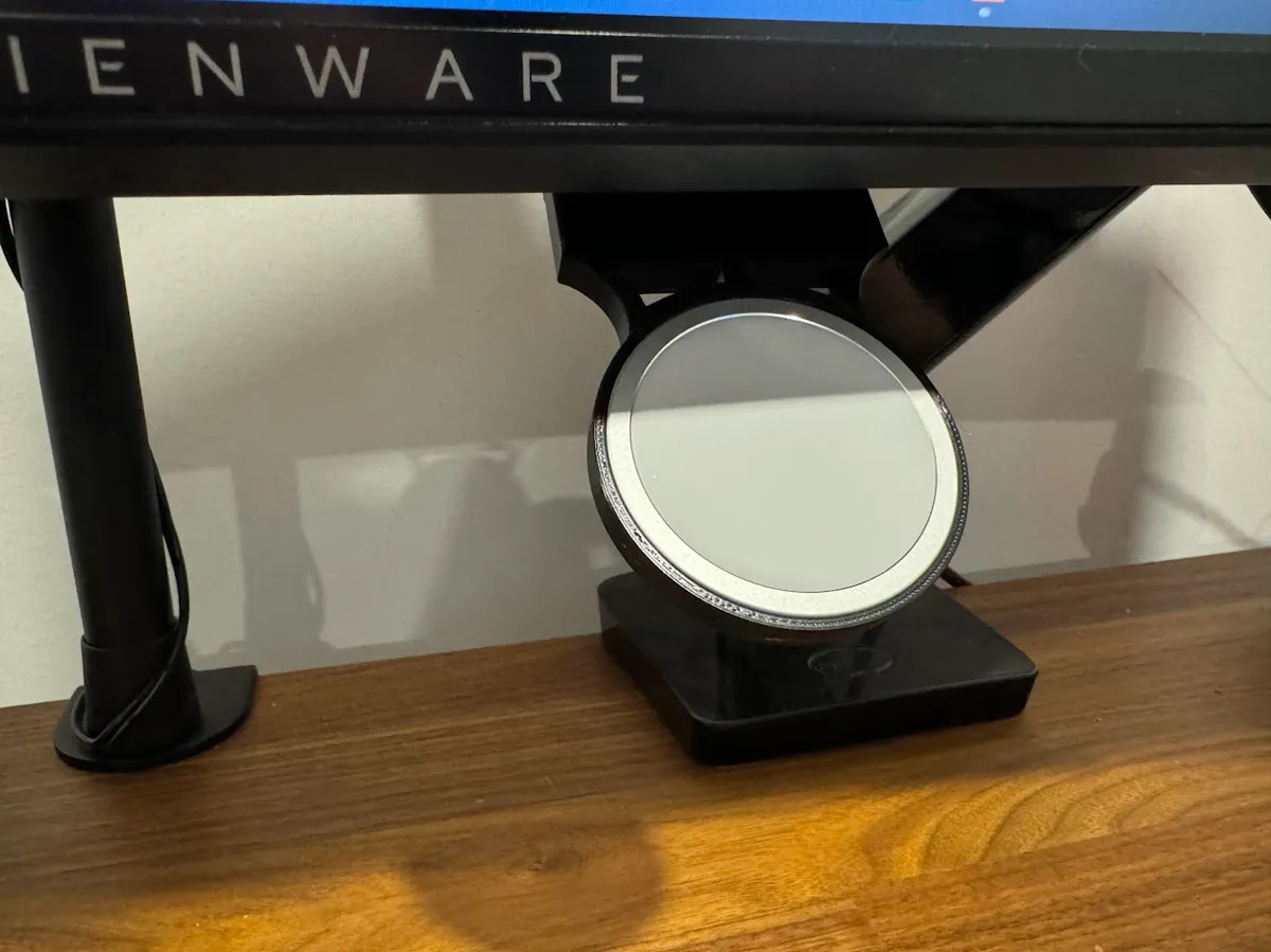 MagSafe Under Monitor Phone Mount, photo 2 of 3 - MagSafe Under Monitor Phone Mount Household