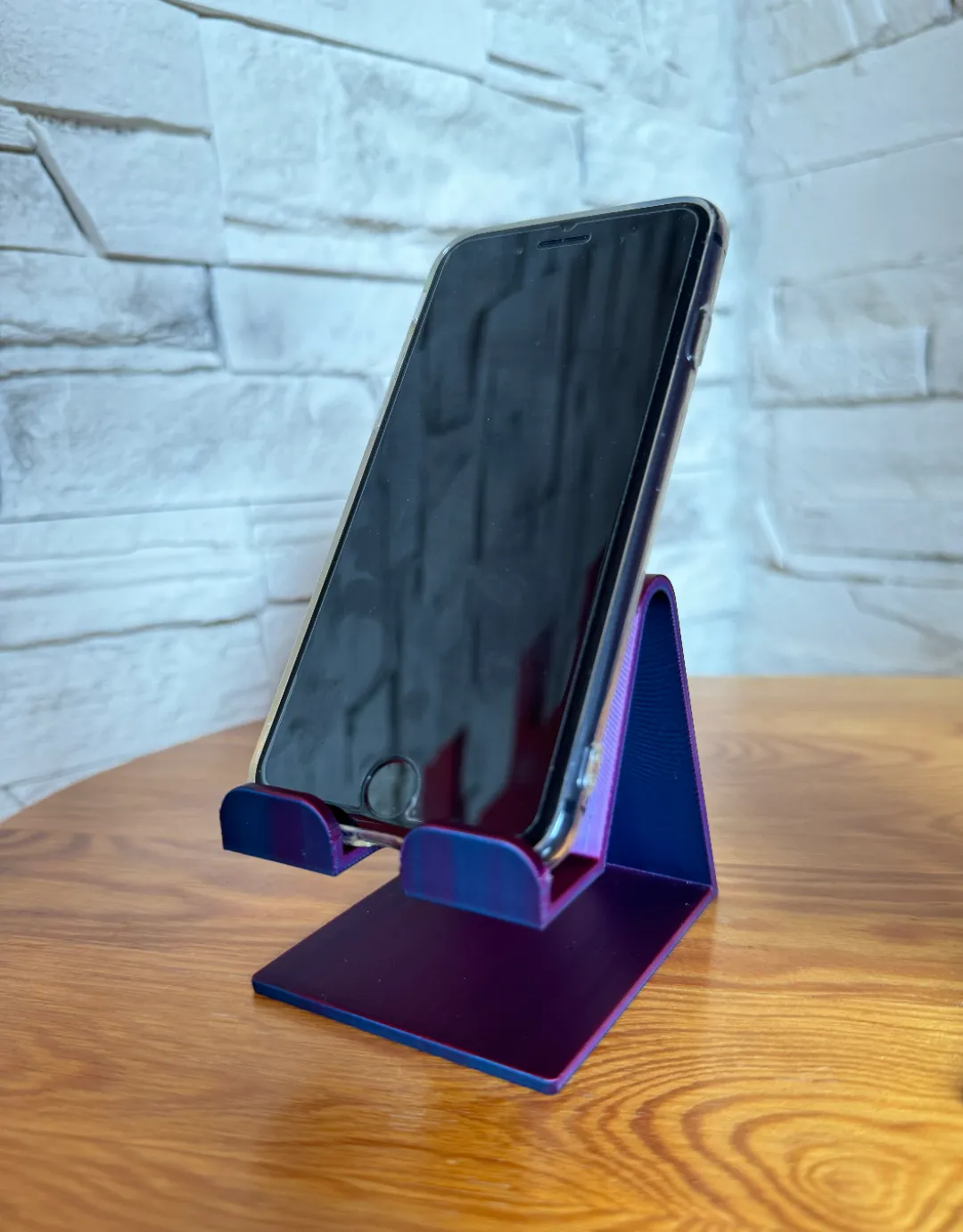 Simple Phone Stand with Cable Hole - Minimal & Modern Stands, in stock