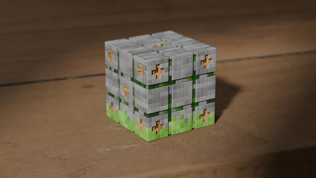 Minecraft Block D6 Dice, photo 4 of 4 - Minecraft Block D6 Dice Toys & Games