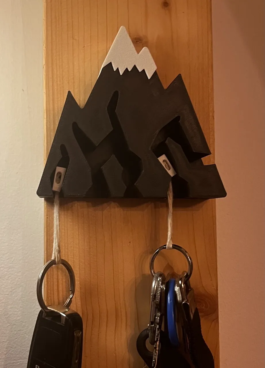 Mountain Key Hanger for Climbers, photo 3 of 4 - Mountain Key Hanger for Climbers Storage & Organisation