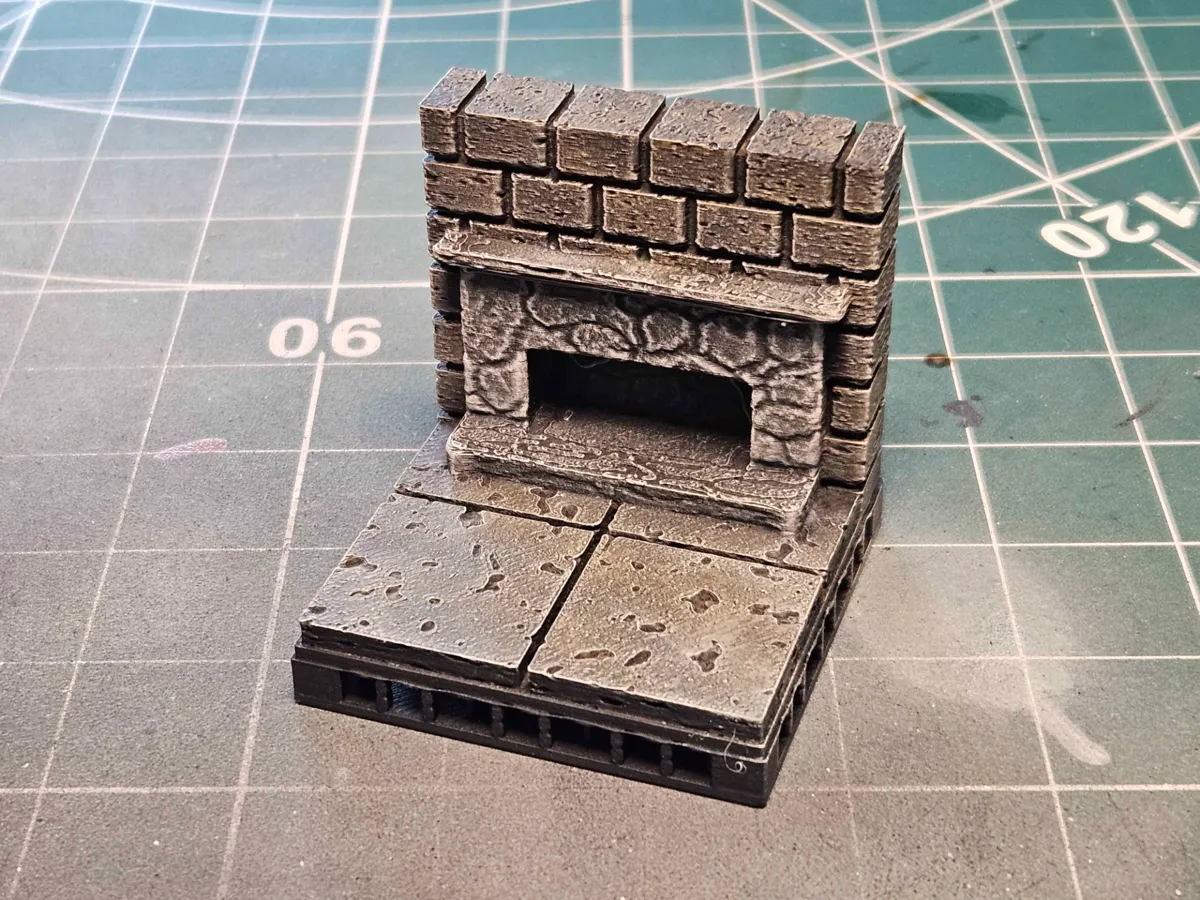 OpenForge Cut Stone Fireplace - Other Toys & Games, in stock in India