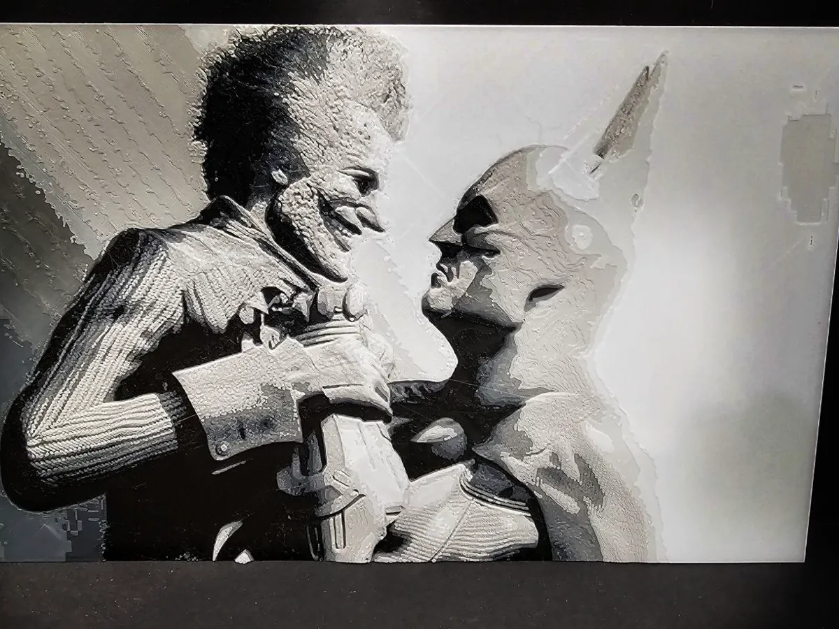 Batman Holding Joker Hueforge - Photo Art & Lithophanes, in stock in India