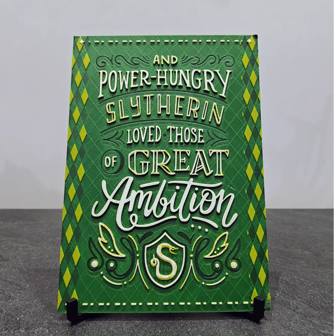 Hueforge Harry Potter Hogwarts Slytherin - Photo Art & Lithophanes, in stock in India