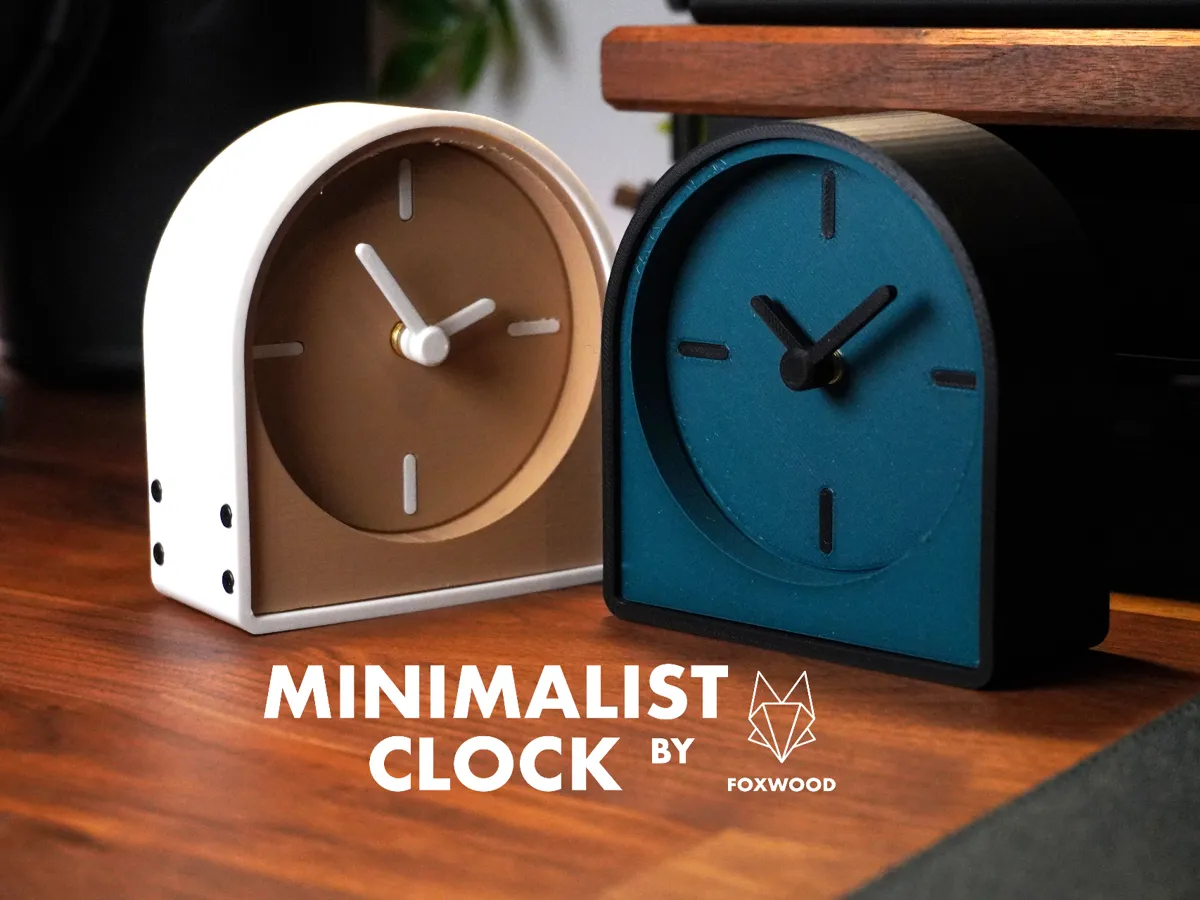 MINIMALIST CLOCK BY FOXWOOD