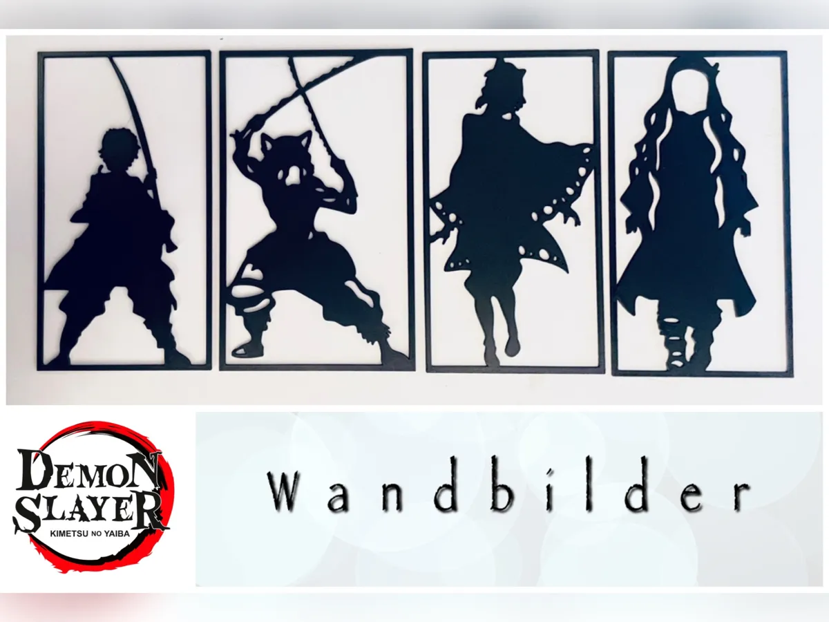 Demon Slayer Wandbilder - Demon Slayer Figures, in stock