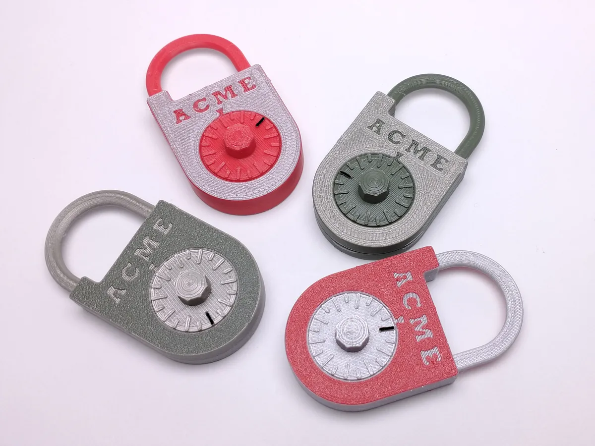 3-Digit Combination Padlock Kit Card, photo 3 of 3 - 3-Digit Combination Padlock Kit Card Education