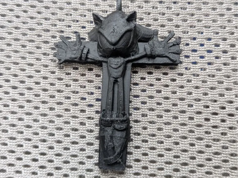 Crucified Shadow The Hedgehog Pendant