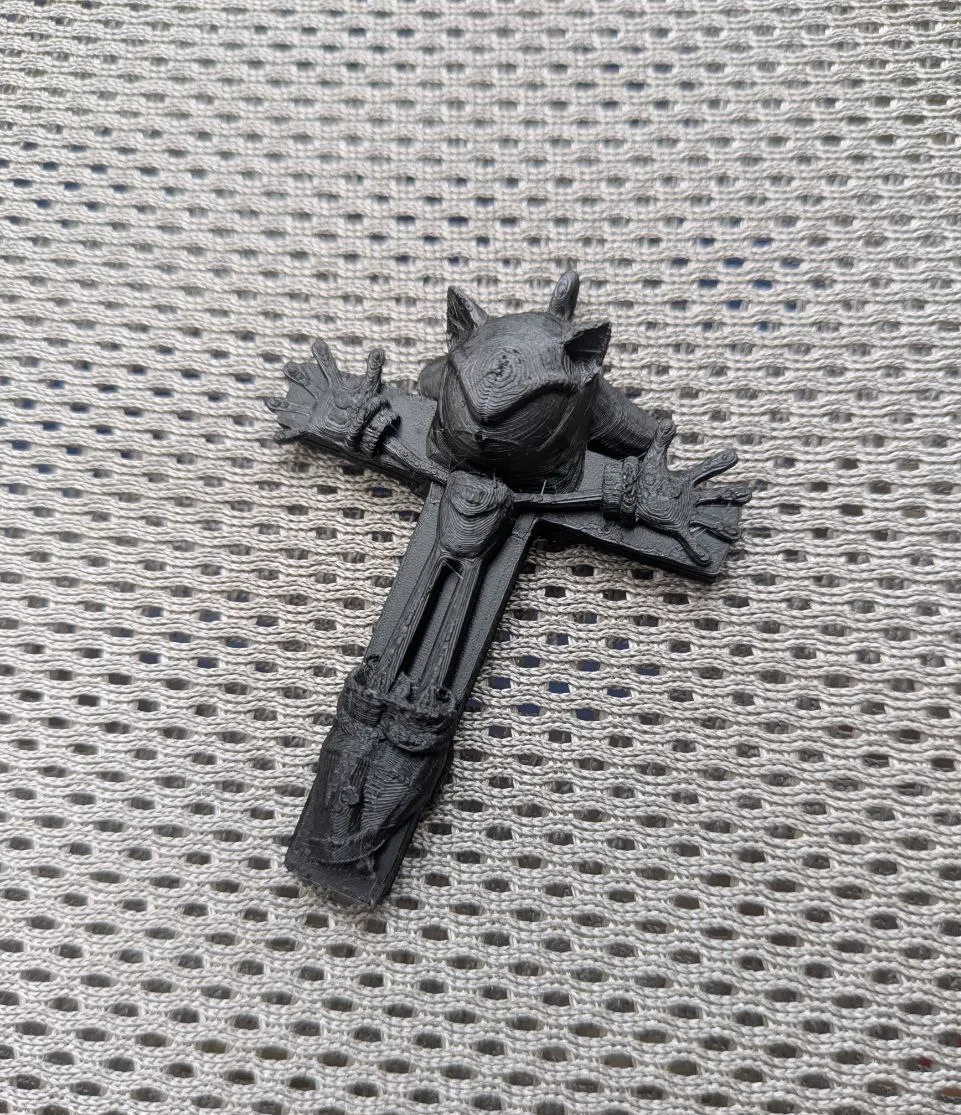 Crucified Shadow The Hedgehog Pendant, photo 3 of 4 - Crucified Shadow The Hedgehog Pendant Jewellery & Accessories