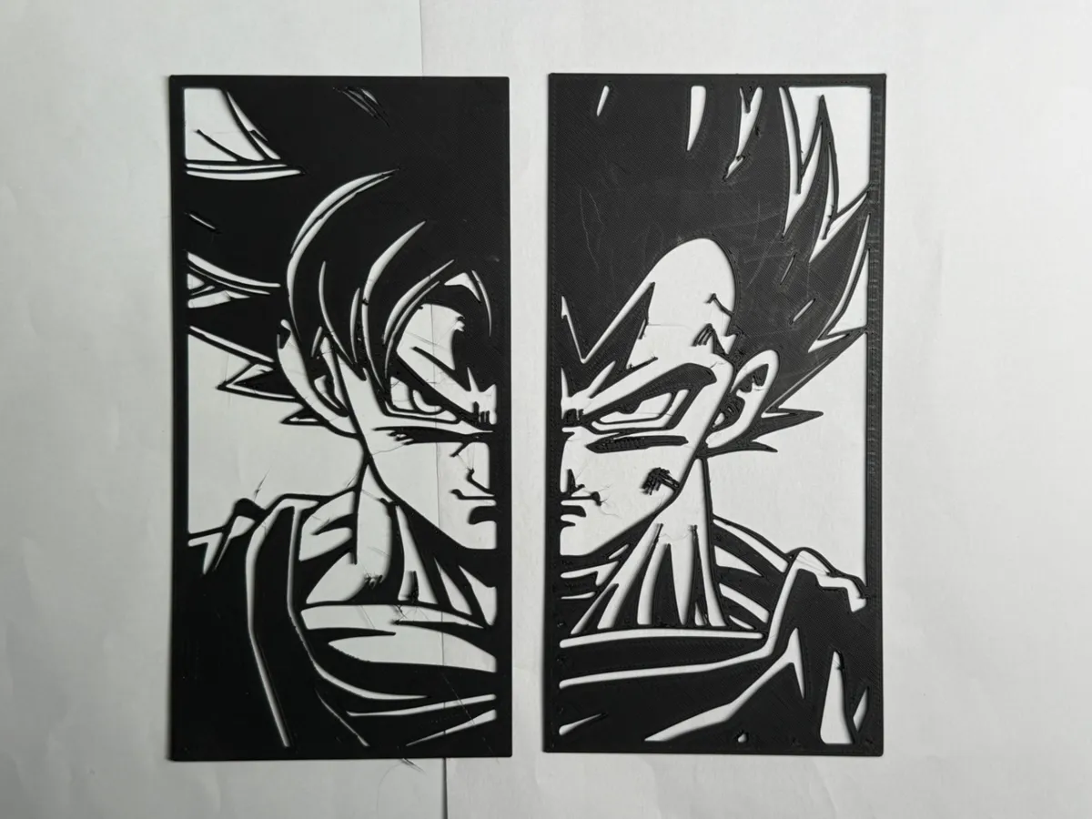 Dragon Ball (Goku) silhouette (wall art)