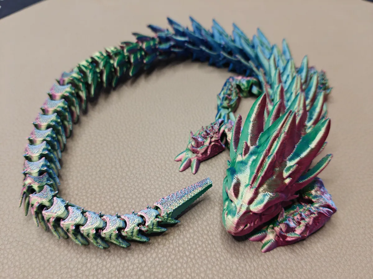 Articulated Crystal Dragon (40cm Length)