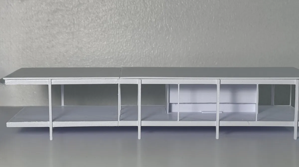 Farnsworth House - 1:100 - architectural model, photo 4 of 4 - Farnsworth House - 1:100 - architectural model Models, RC & Drones