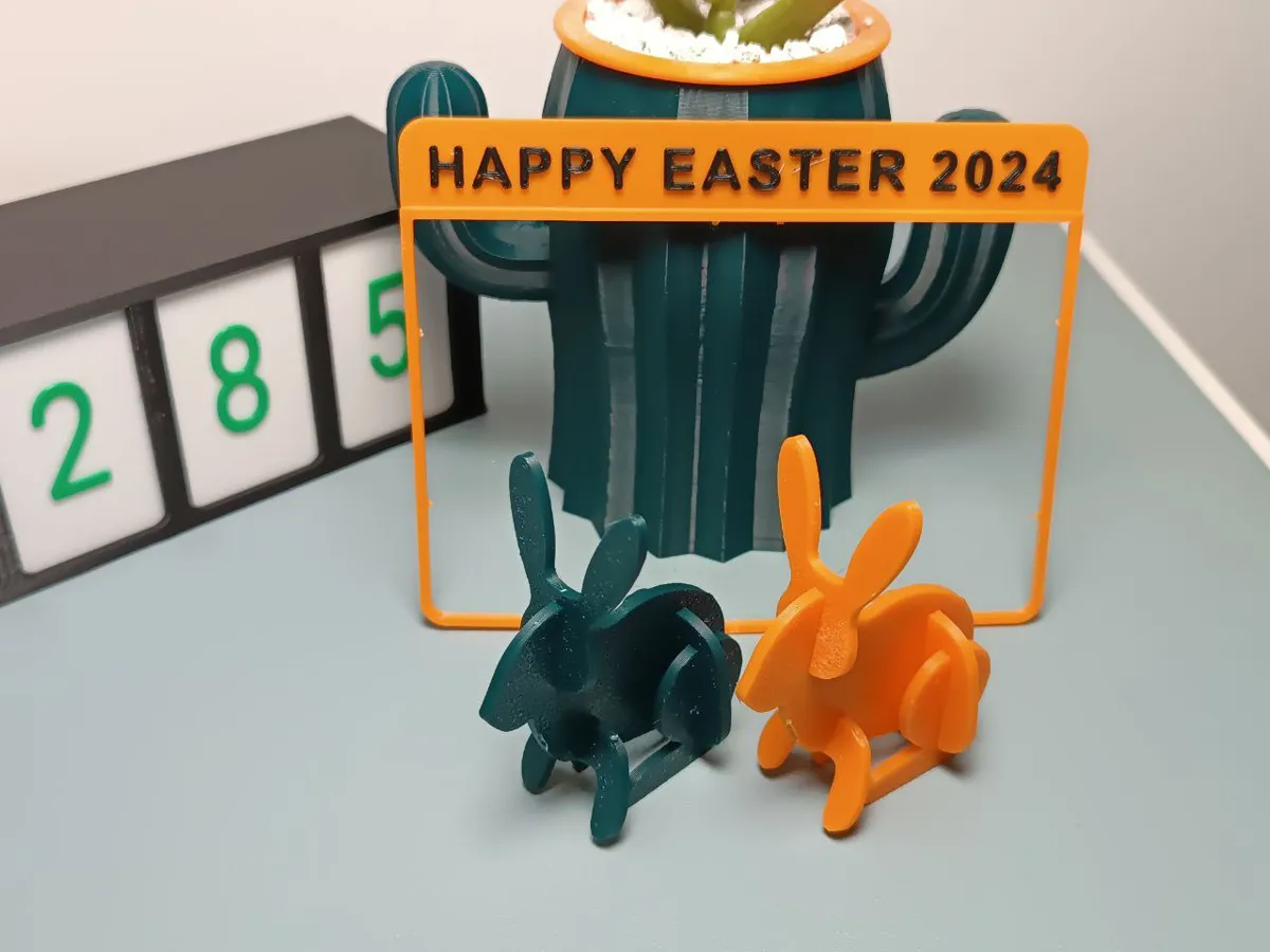 Easter Bunny Card - Easter Bunnies & Decor, in stock