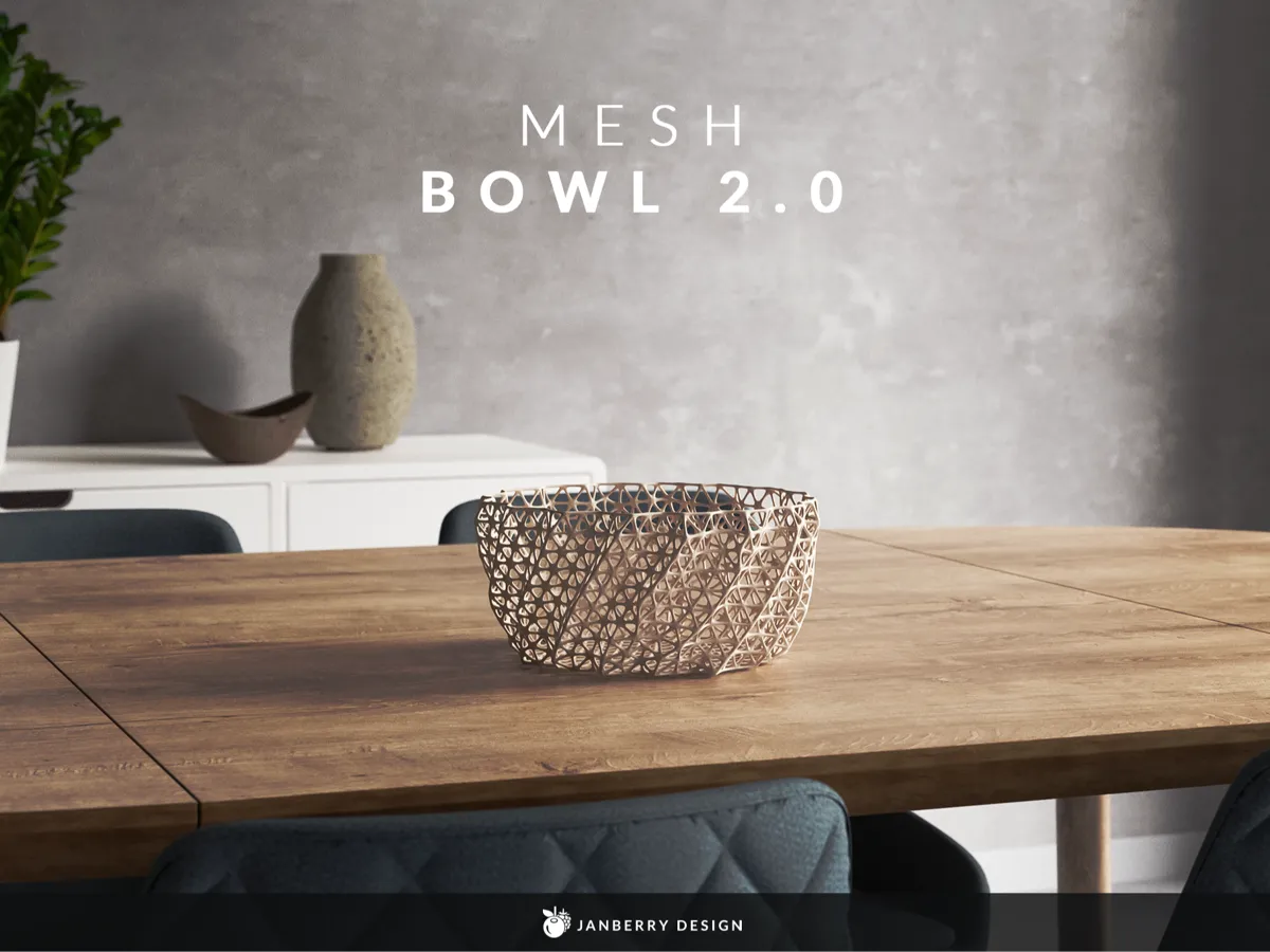 Mesh Pattern Storage Bowl