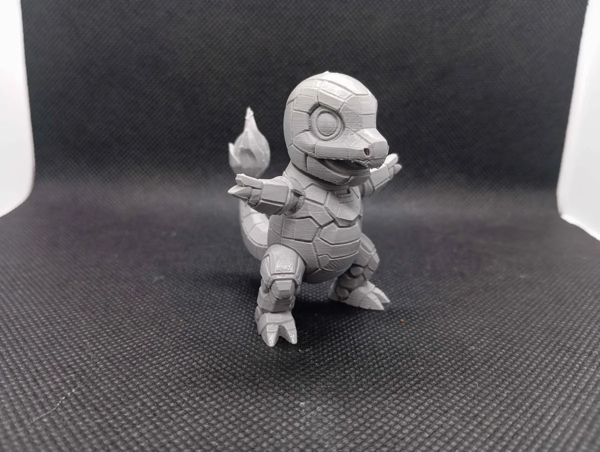 Charmander Mecha Robotic Toy Figure Pokemon Fanart, photo 3 of 4 - Charmander Mecha Robotic Toy Figure Pokemon Fanart Kids & Baby