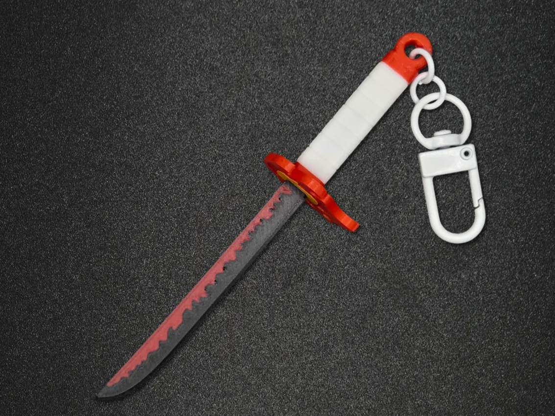 Demon Slayer Rangoku Blade Keyring (about 10cm)
