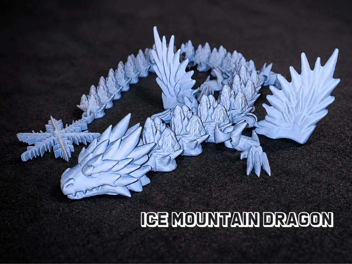 Articulated Ice dragon