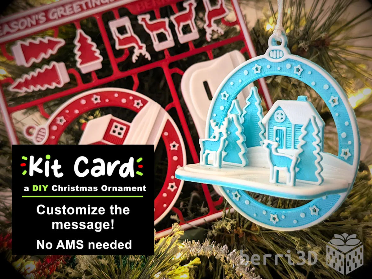 Christmas Ornament Kit Card