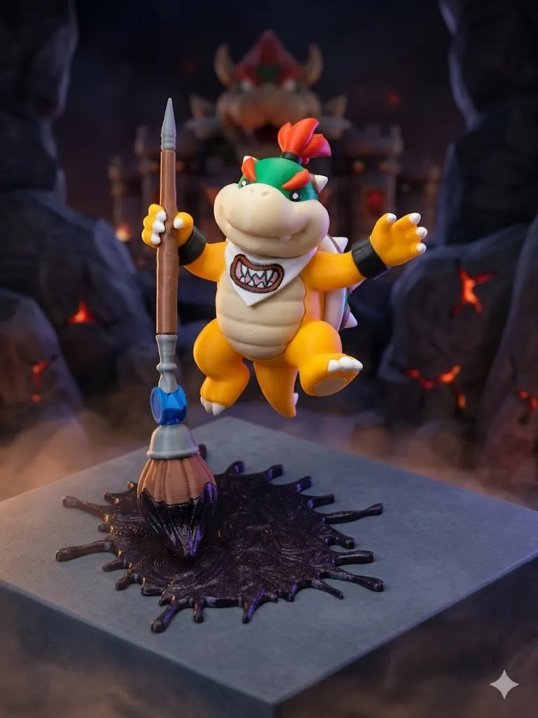 Bowser Jr, photo 3 of 4 - Bowser Jr Figurines & Collectibles