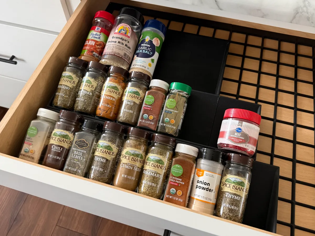Gridfinity Modular Drawer Spice Rack