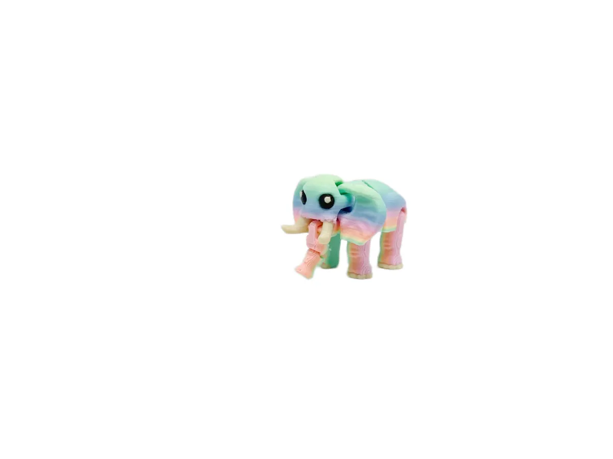 Chibby Elephant- also as MINI and eyes in glass!, photo 3 of 3 - Chibby Elephant- also as MINI and eyes in glass! Figurines & Collectibles